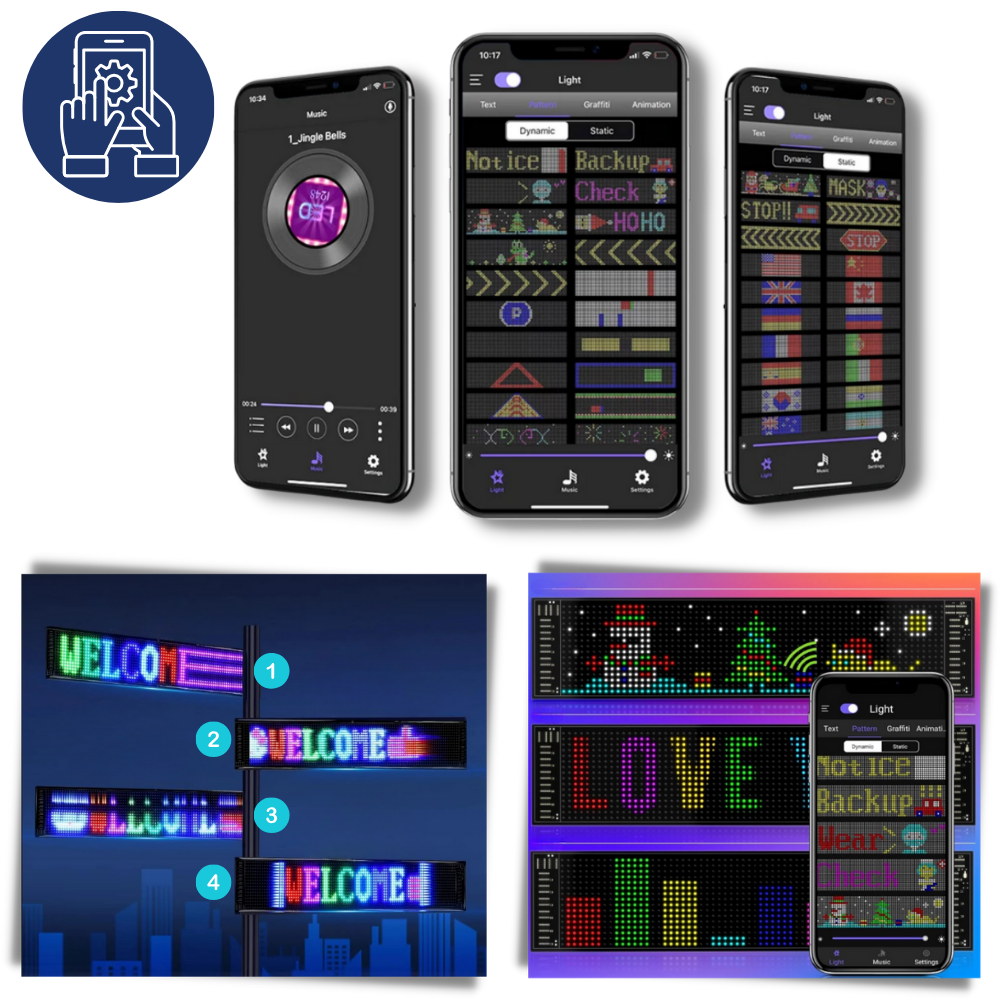 Panel LED flexible y personalizable
- Ozerty