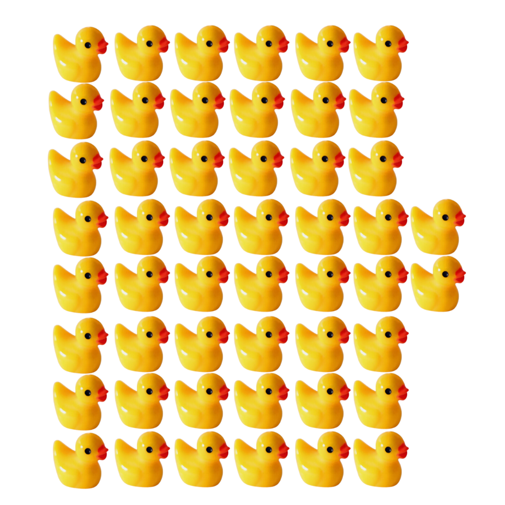 Kit de patitos de juguete -Naranja luminoso - Ozerty