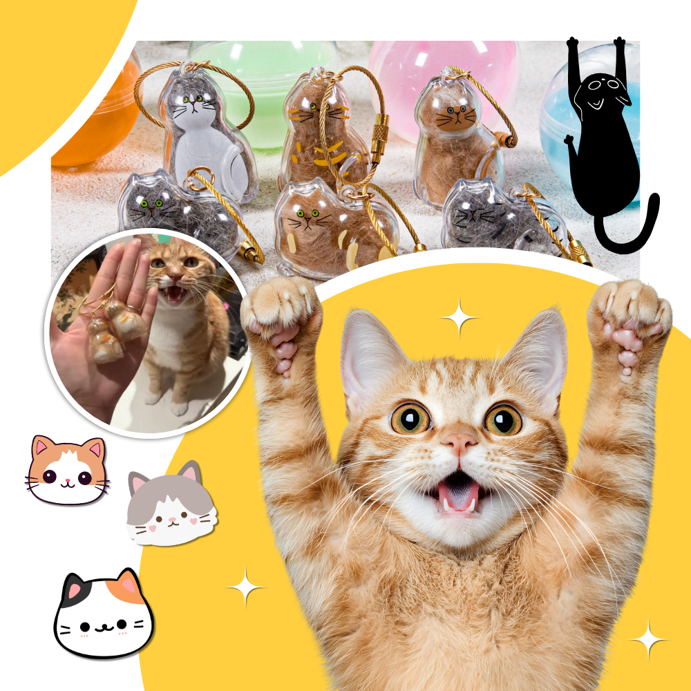 Llavero para pelo de gato - Ozerty