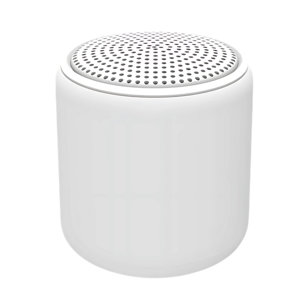 Mini altavoz Bluetooth Deep Bass -Blanco escarcha - Ozerty