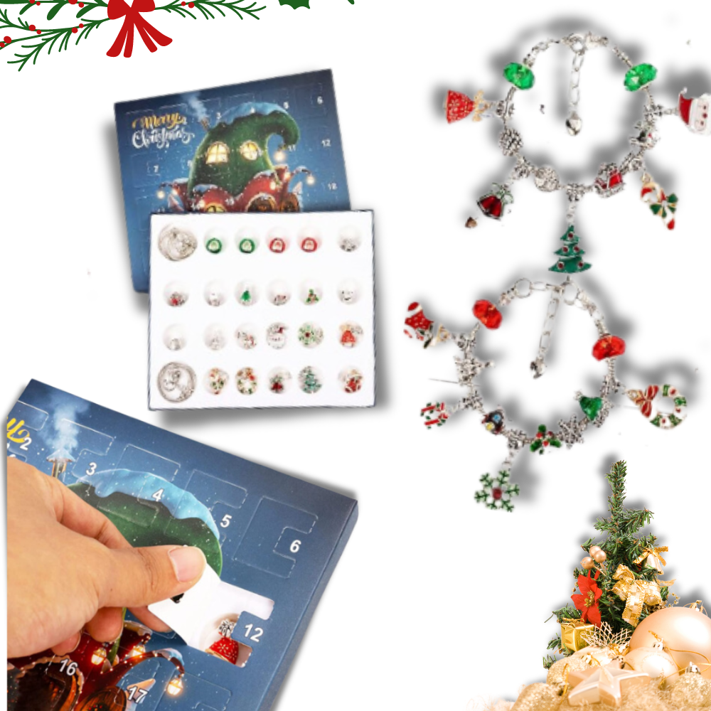 Calendario de Adviento DYI de 24 días con bisutería - Ozerty