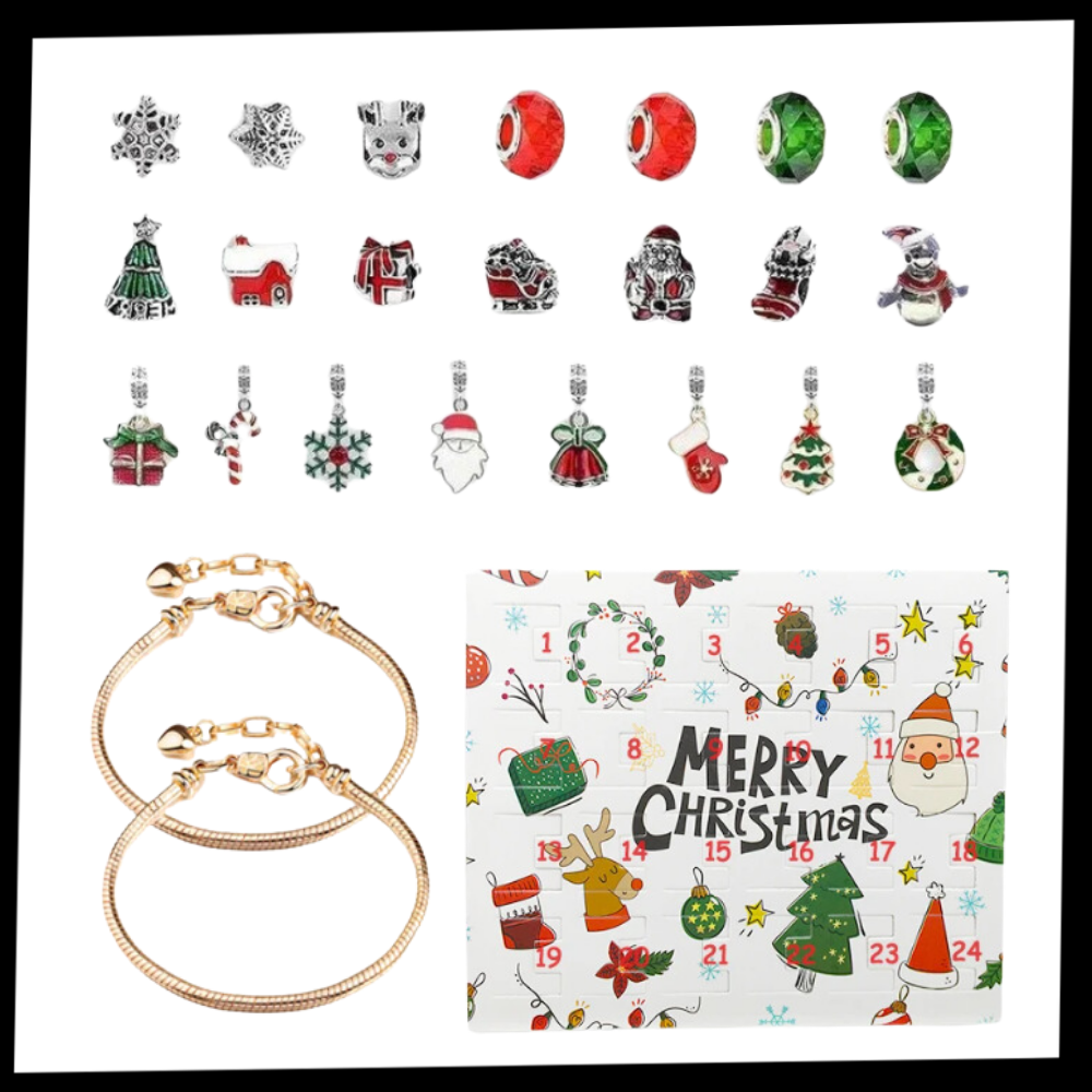Calendario de Adviento DYI de 24 días con bisutería - Ozerty