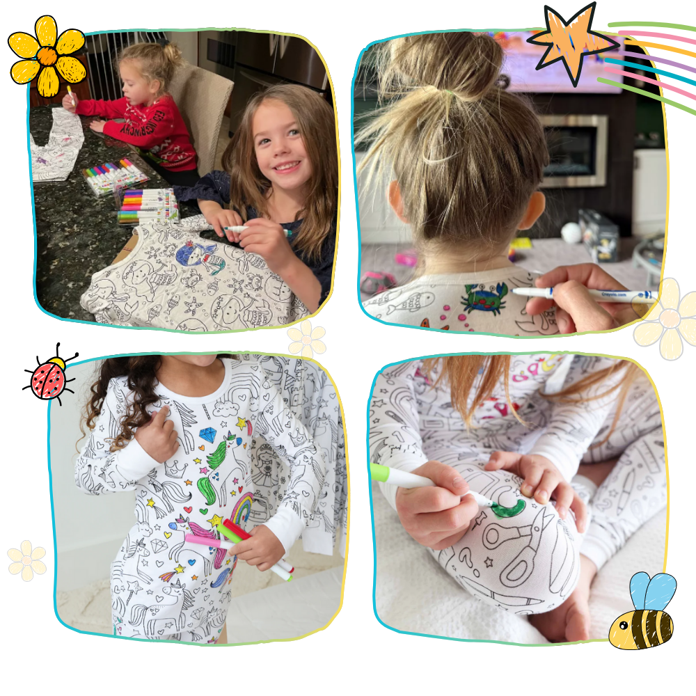 Pijama coloreable - Ozerty