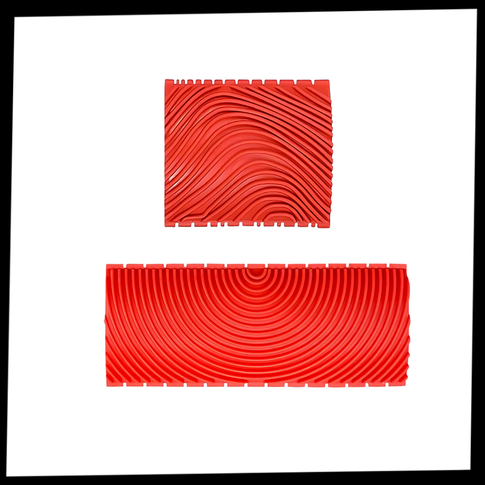 Sello de goma con patrón de vetas de madera
- Ozerty