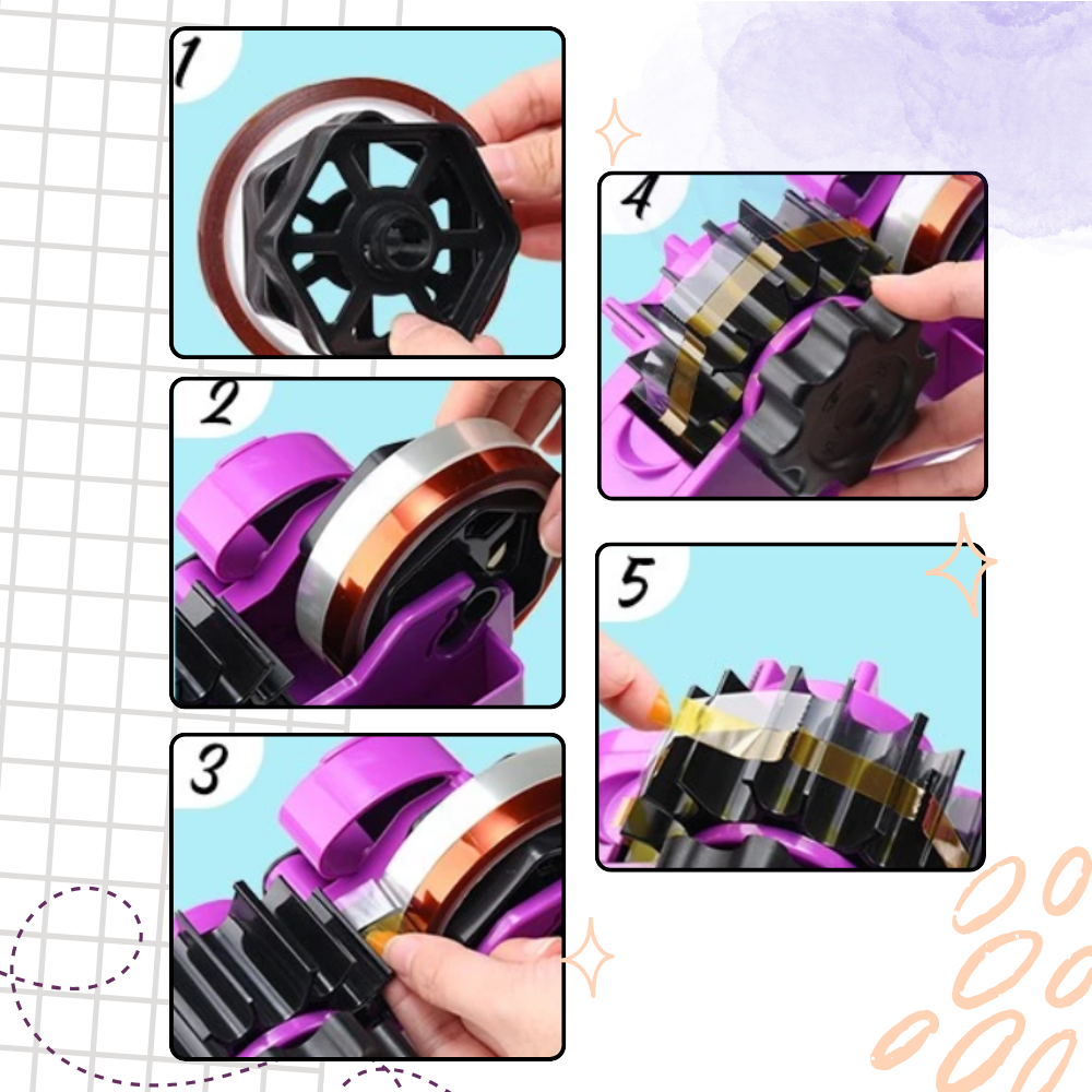 Cortadora de cinta térmica de doble núcleo - Ozerty