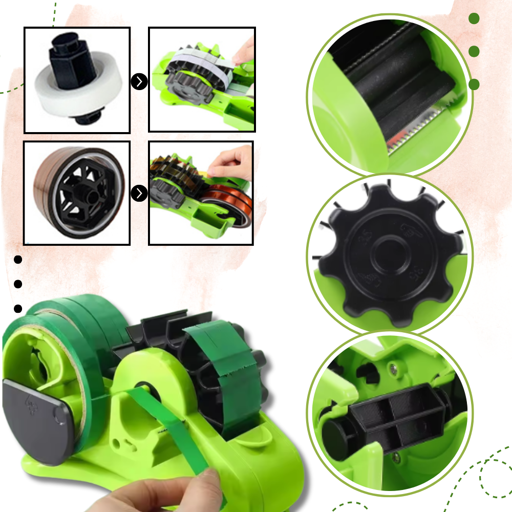 Cortadora de cinta térmica de doble núcleo - Ozerty