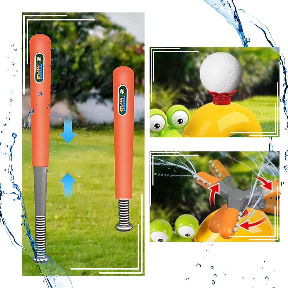 Lanzador de pelotas de béisbol con agua 2 en 1
- Ozerty