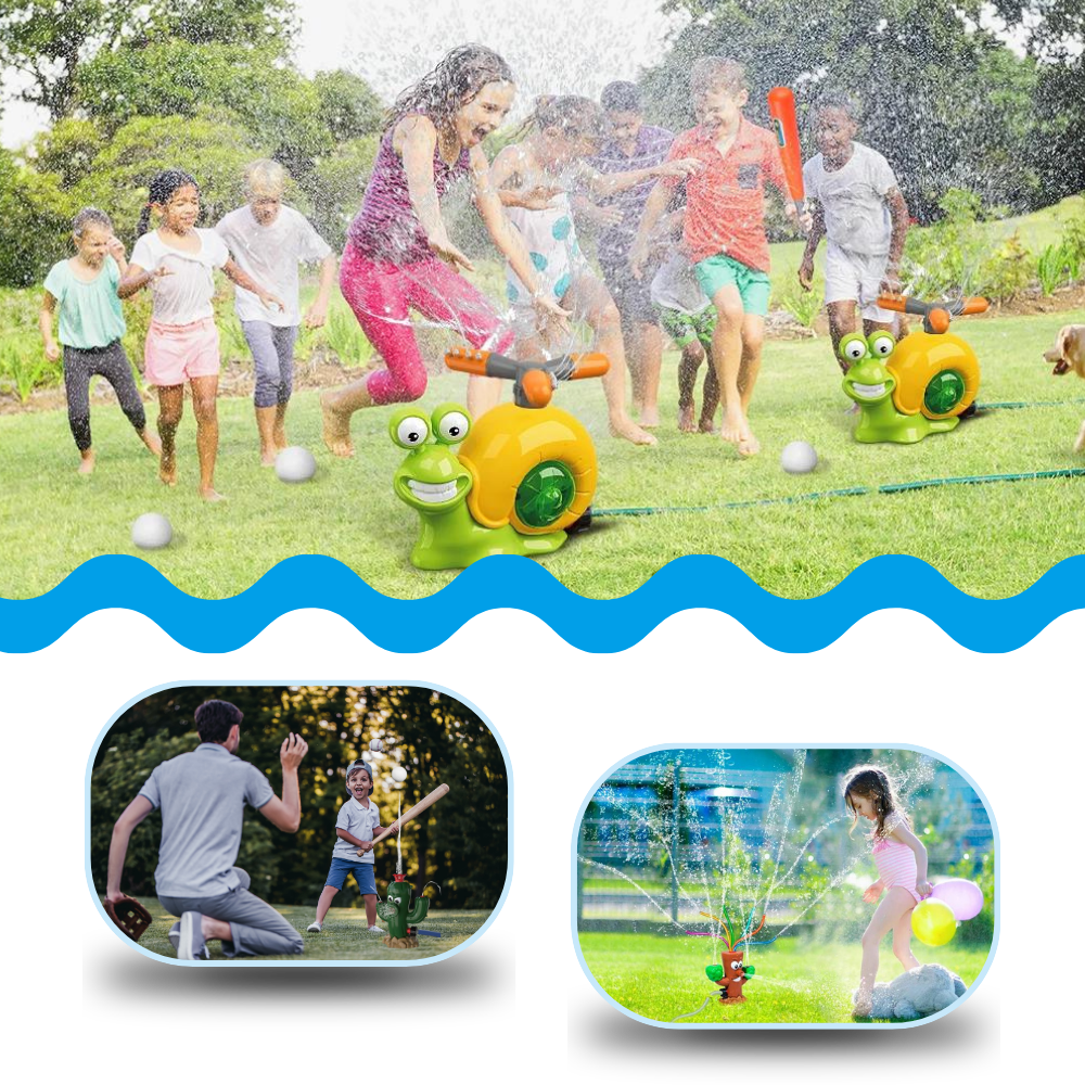 Lanzador de pelotas de béisbol con agua 2 en 1
- Ozerty