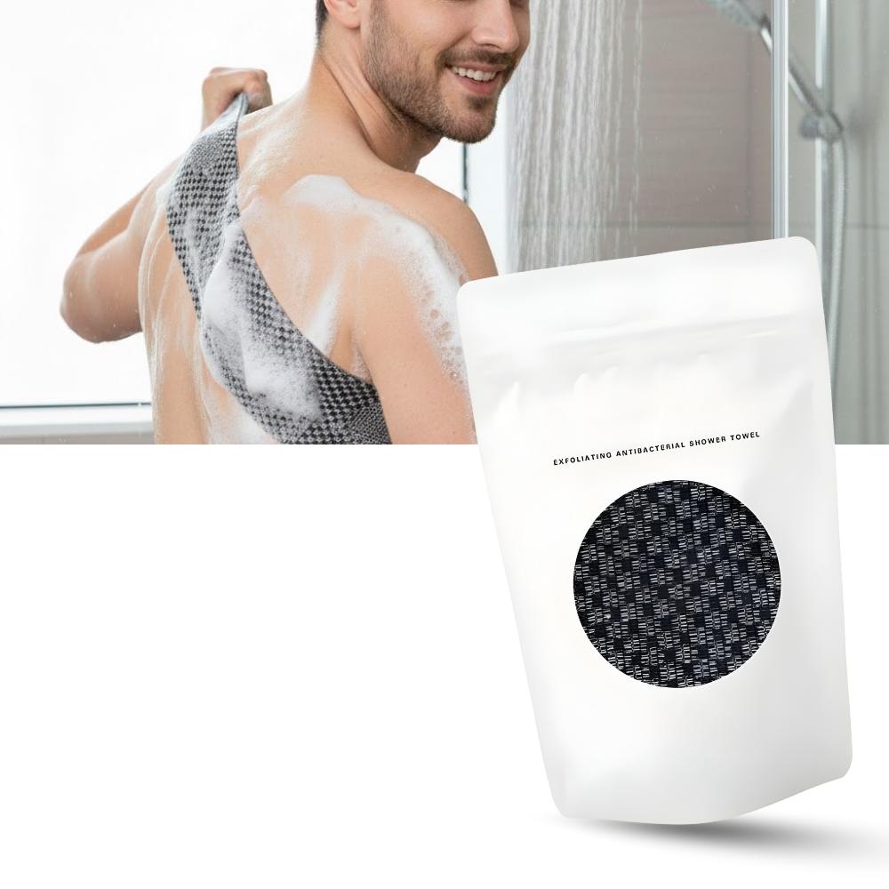 Toallita exfoliante de doble textura - Ozerty