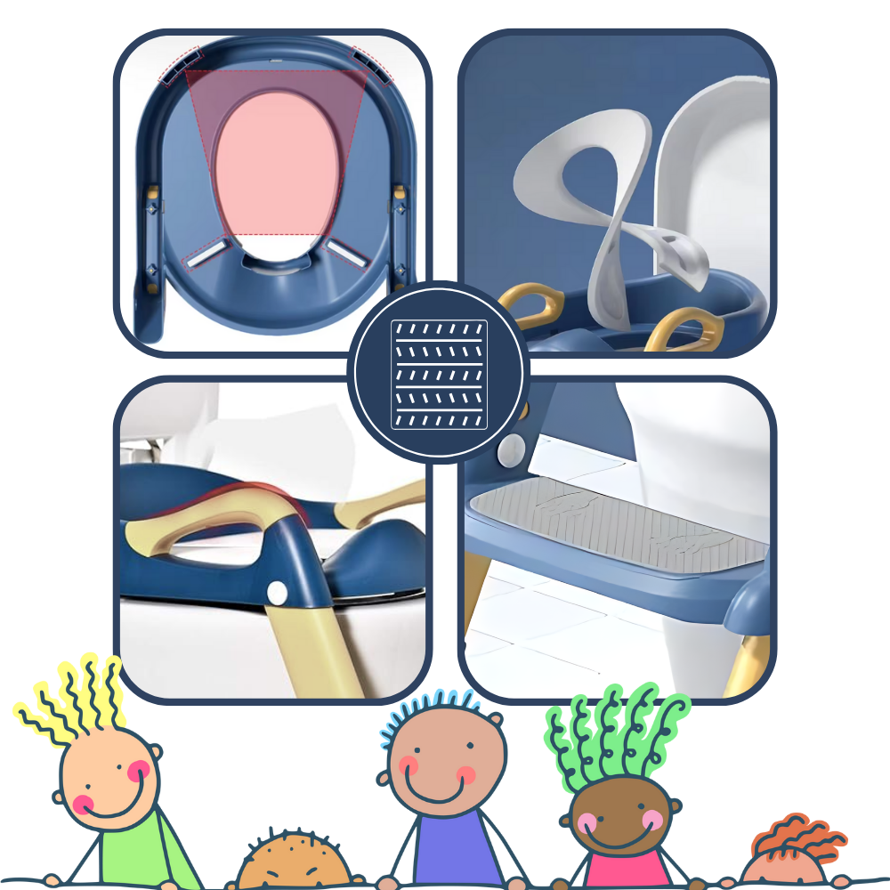 Orinal de entrenamiento antideslizante y fácil alcance
- Ozerty