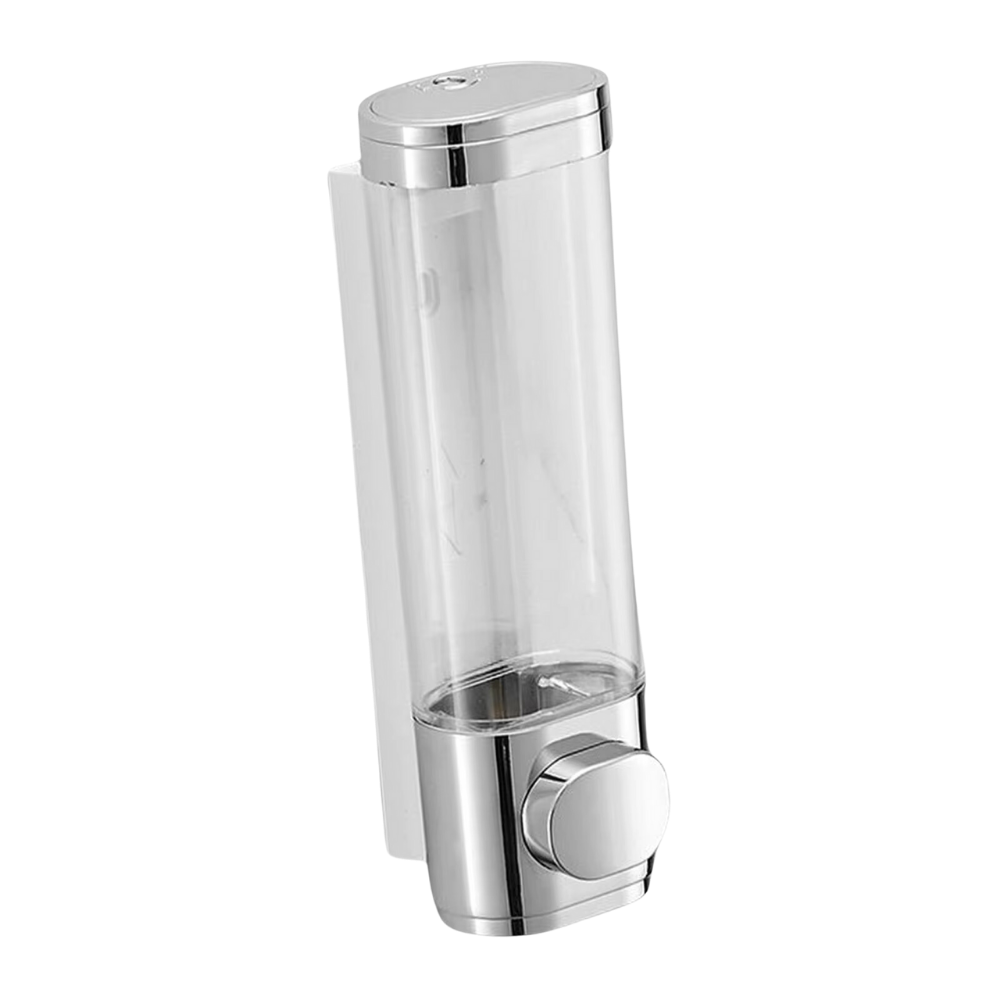 Dispensador de jabón de pared
-Plata transparente - Ozerty