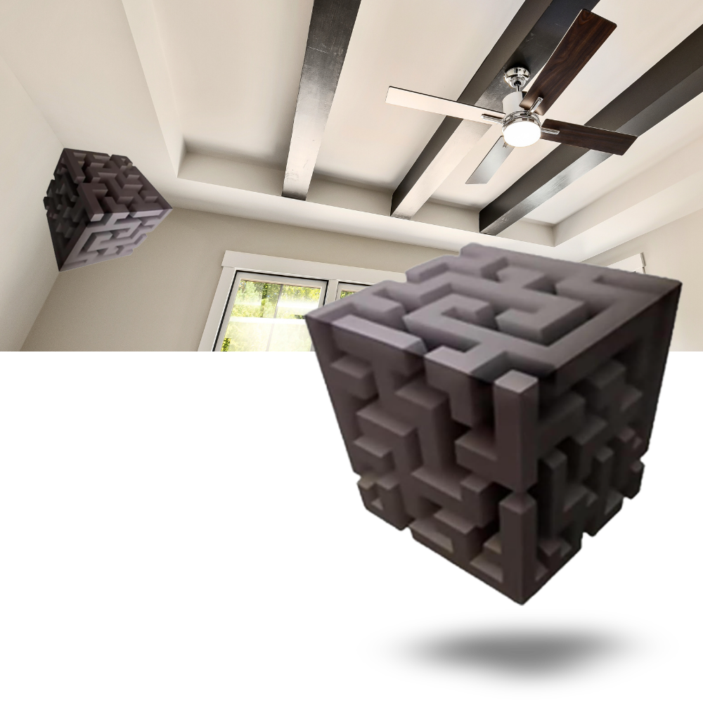 Adhesivo decorativo Easy Stick con ilusión óptica 3D - Ozerty