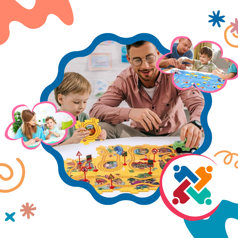 Circuito de juguete educativo para coches eléctricos
- Ozerty