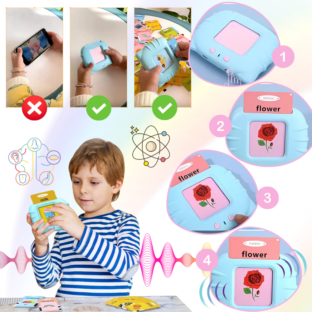 Tarjetas didácticas parlantes - Ozerty