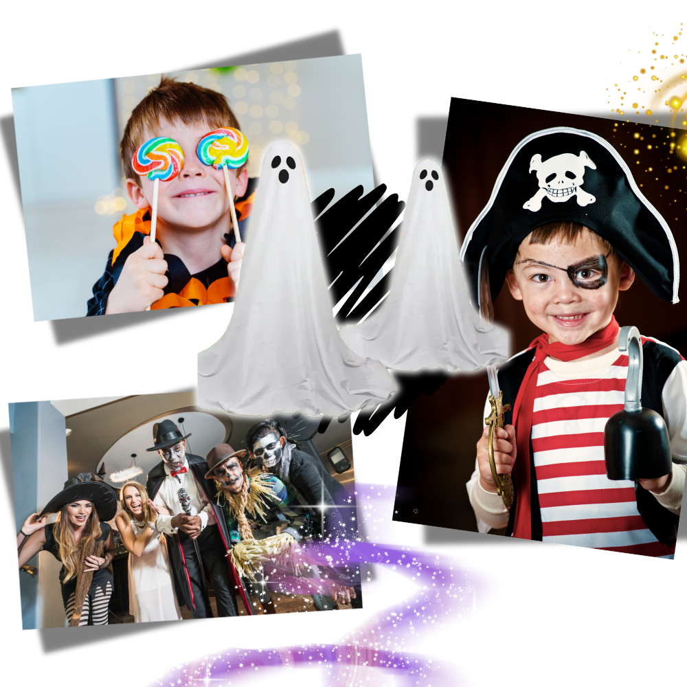 Luminoso fantasma de Halloween para jardín - Ozerty