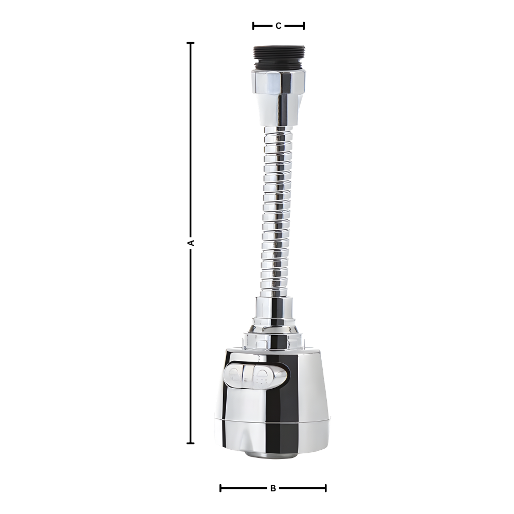 Aireador para grifo de cocina de alta presión sin esfuerzo - Ozerty