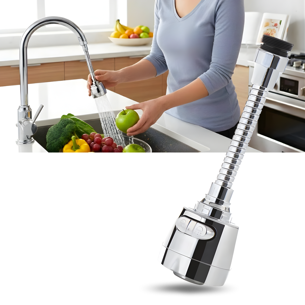 Aireador para grifo de cocina de alta presión sin esfuerzo - Ozerty