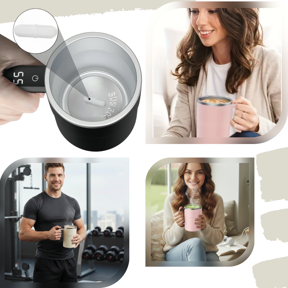 Taza inteligente con agitación automática - Ozerty
