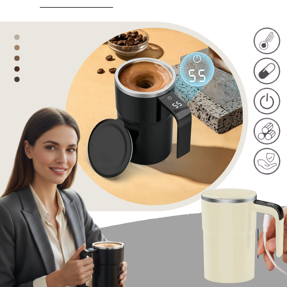 Taza inteligente con agitación automática - Ozerty