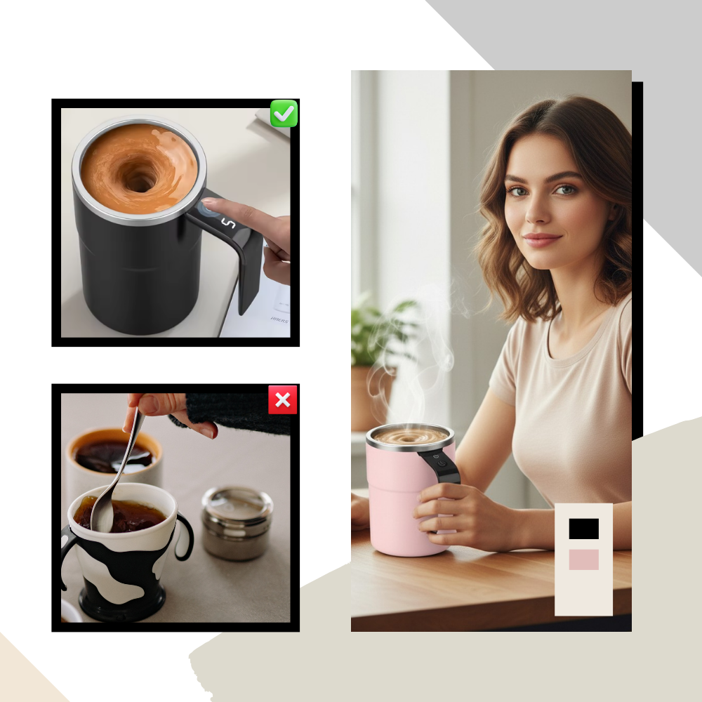 Taza inteligente con agitación automática - Ozerty