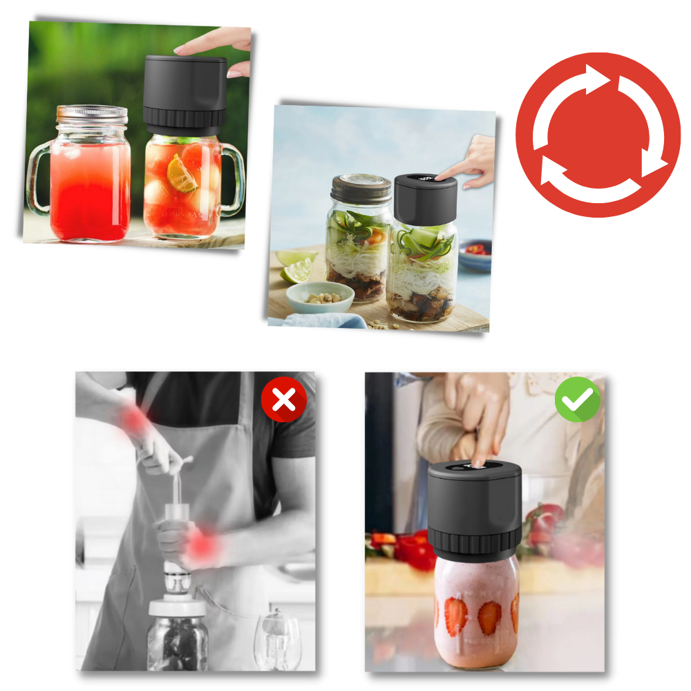 Envasadora al vacío eléctrica para tarros Mason
- Ozerty