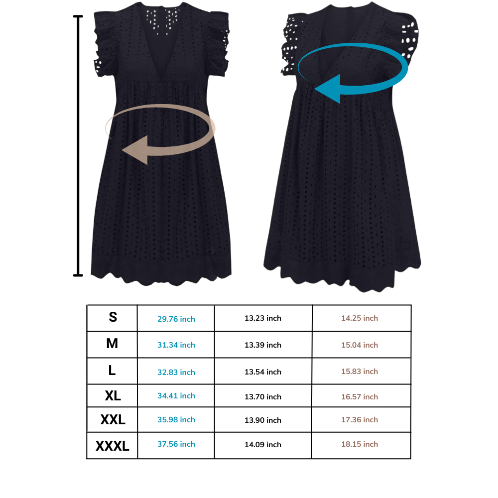 Elegante vestido de bordado inglés
- Ozerty