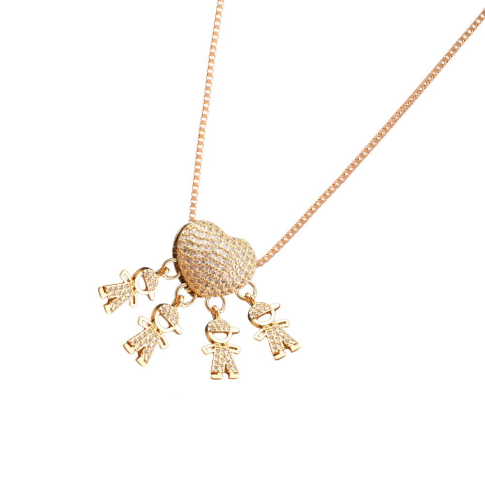 Elegante collar para madres
-4 Niños 4 Niñas - Ozerty