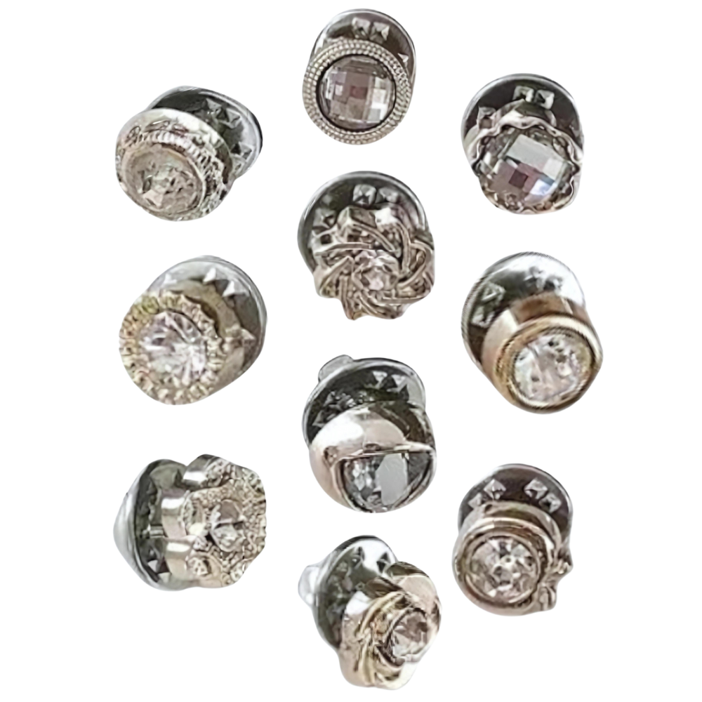 Elegantes broches de botón sin costura
-Diamantes - Ozerty