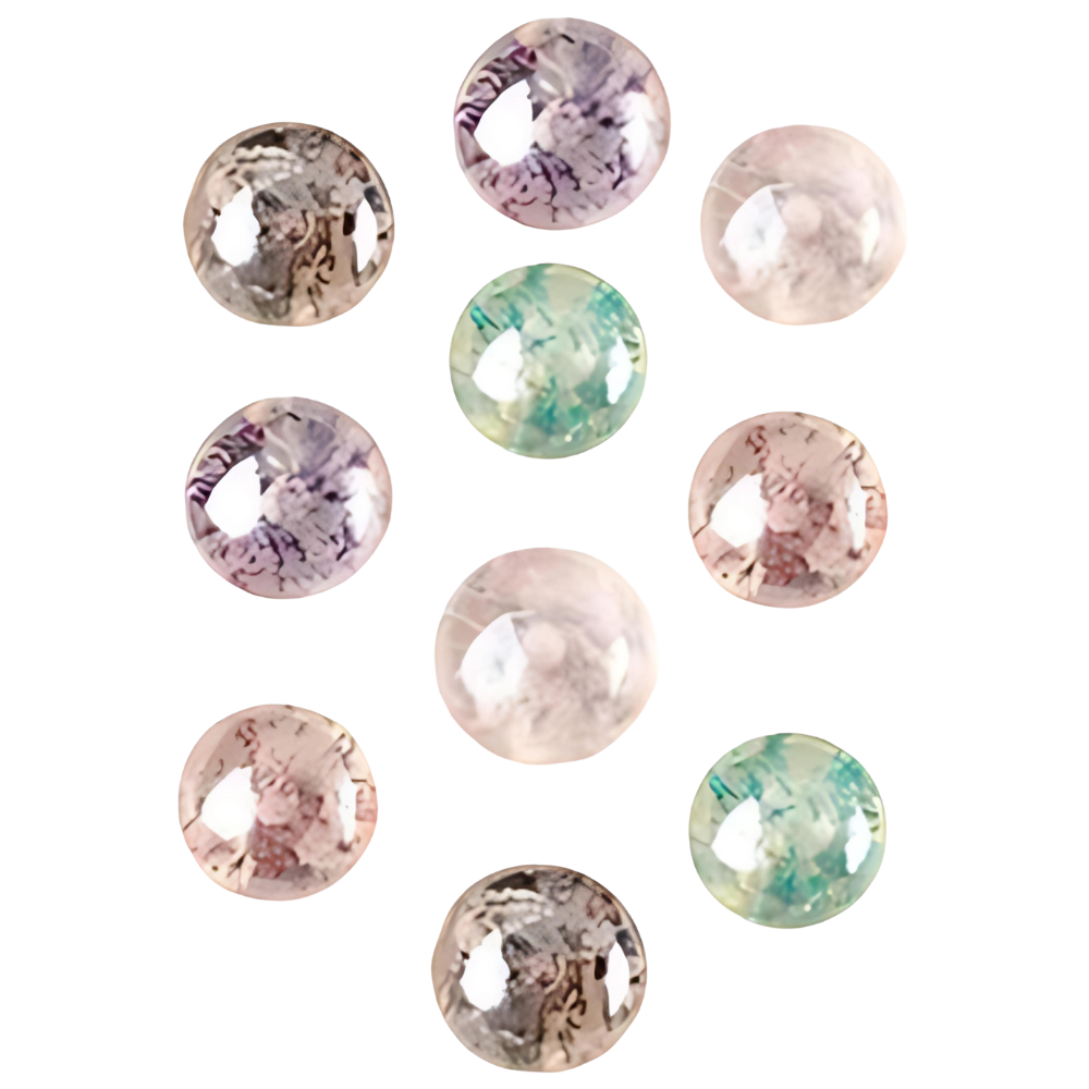 Elegantes broches de botón sin costura
-Transparente - Ozerty