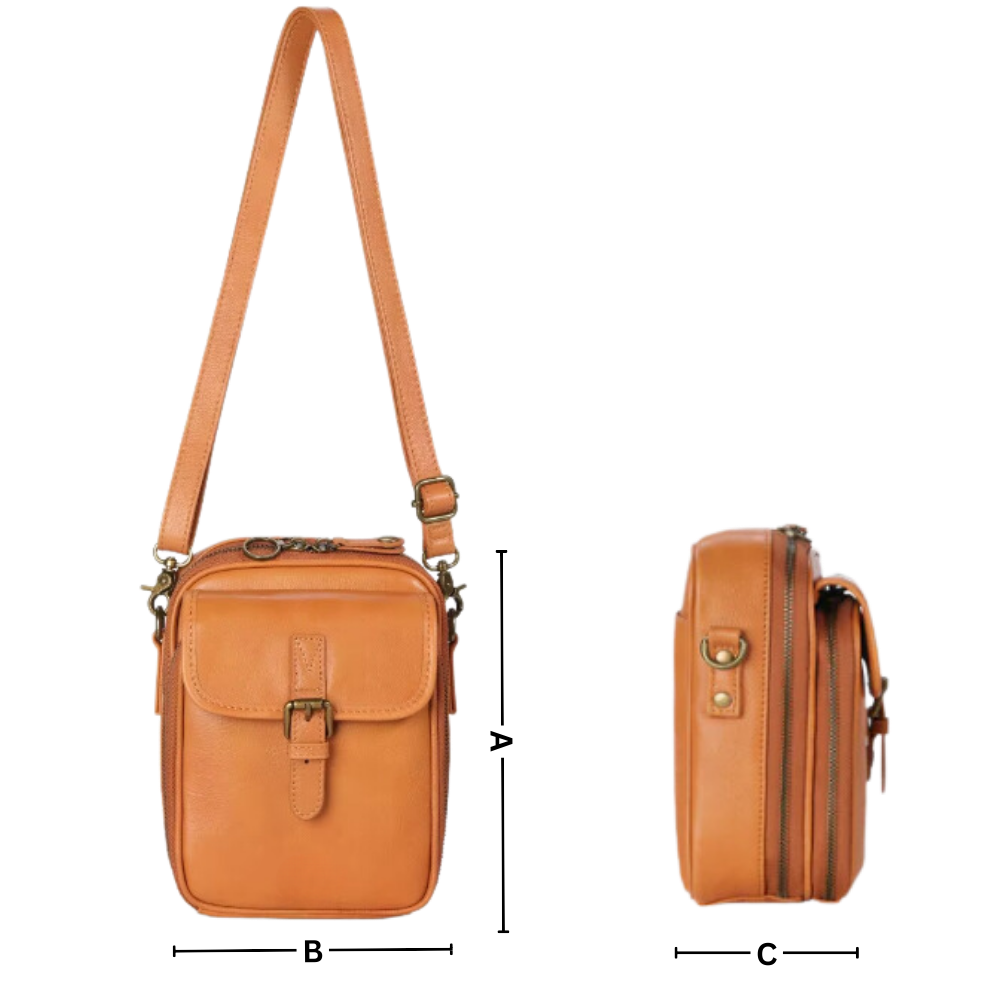 Bolso cruzado vintage estilo todo en uno - Ozerty