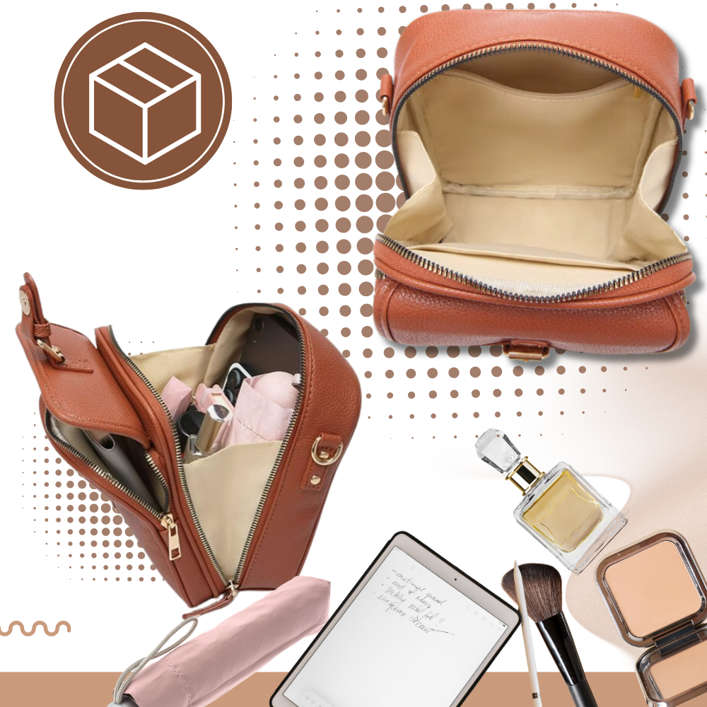 Bolso cruzado vintage estilo todo en uno - Ozerty