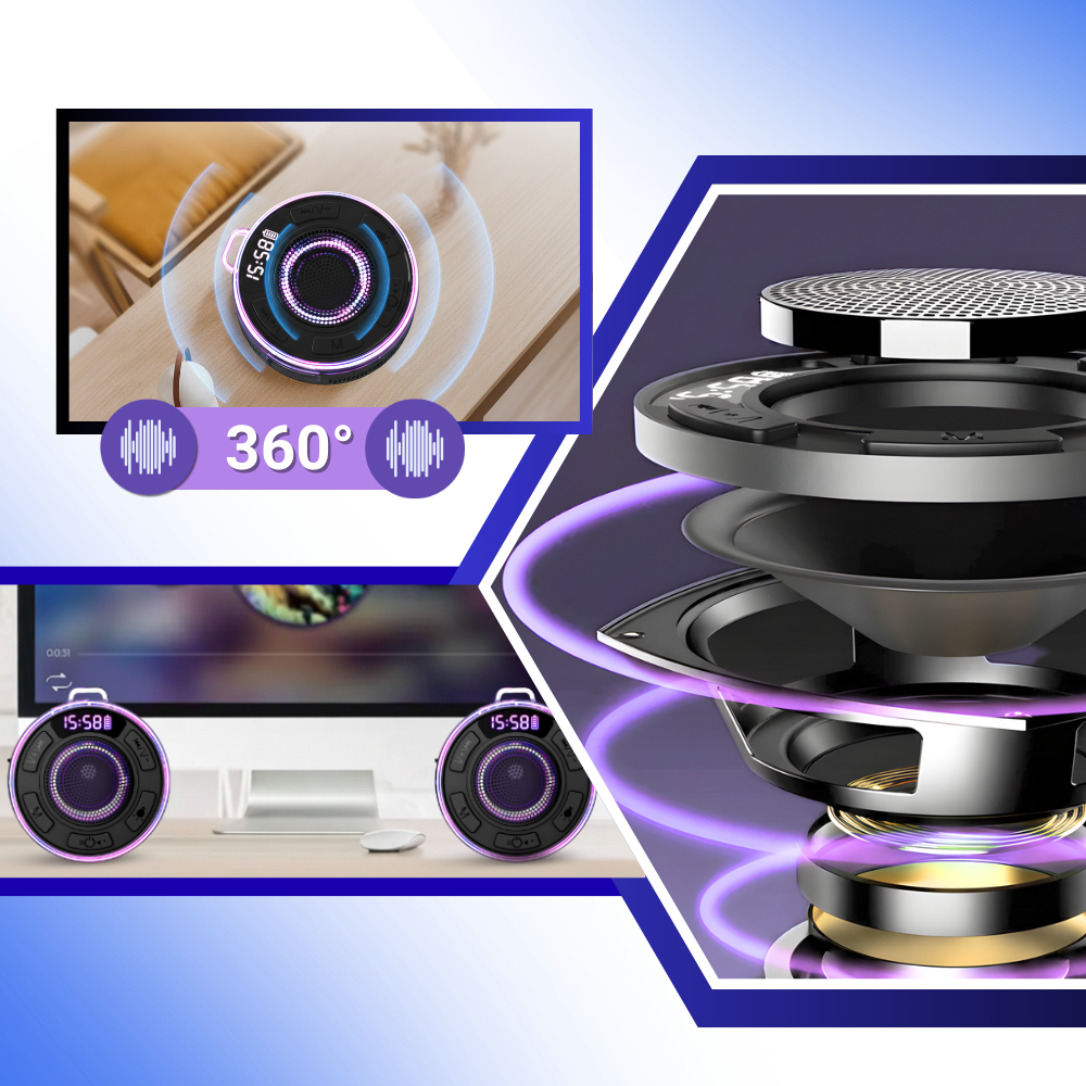 Potente equipo de sonido para el baño - Ozerty