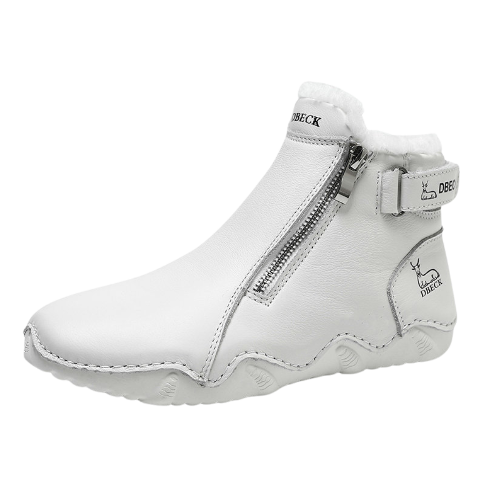 Elegantes botas ergonómicas -Forro polar blanco - Ozerty