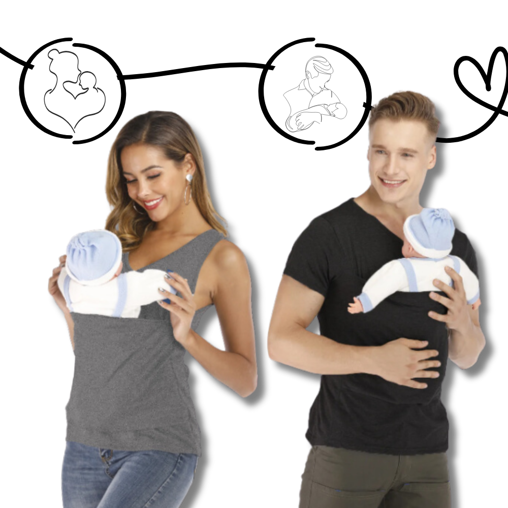 Camiseta portabebés ergonómica
- Ozerty