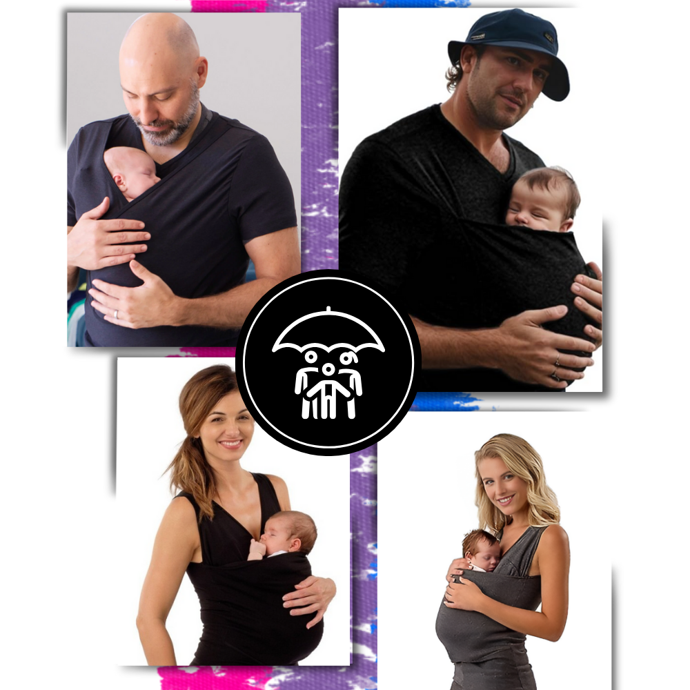 Camiseta portabebés ergonómica
- Ozerty