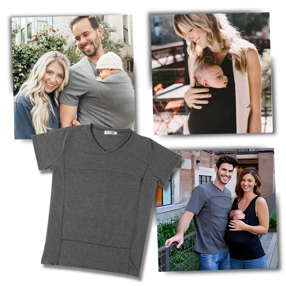 Camiseta portabebés ergonómica
- Ozerty