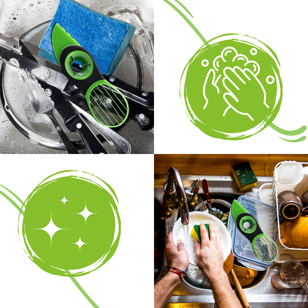 Utensilio multifunción ergonómica para aguacates
- Ozerty