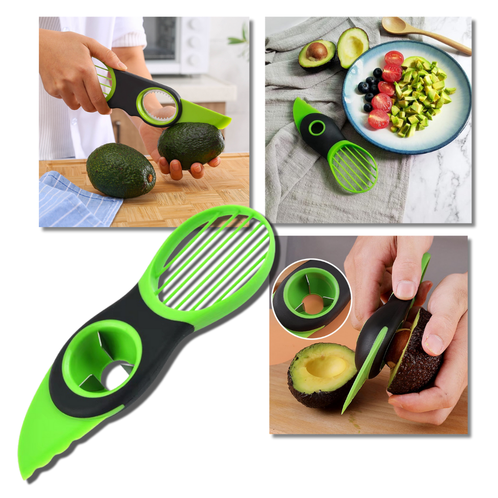 Utensilio multifunción ergonómica para aguacates
- Ozerty