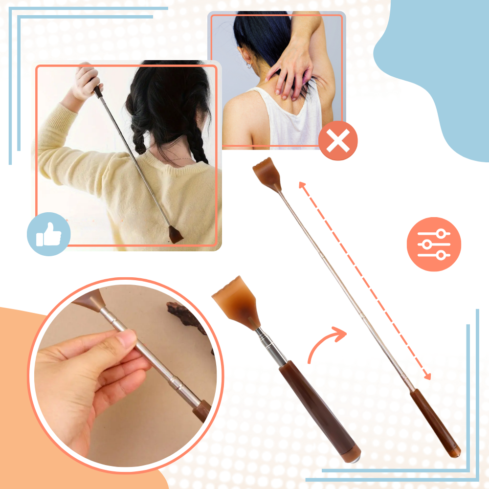 Rascador ergonómico extensible - Ozerty