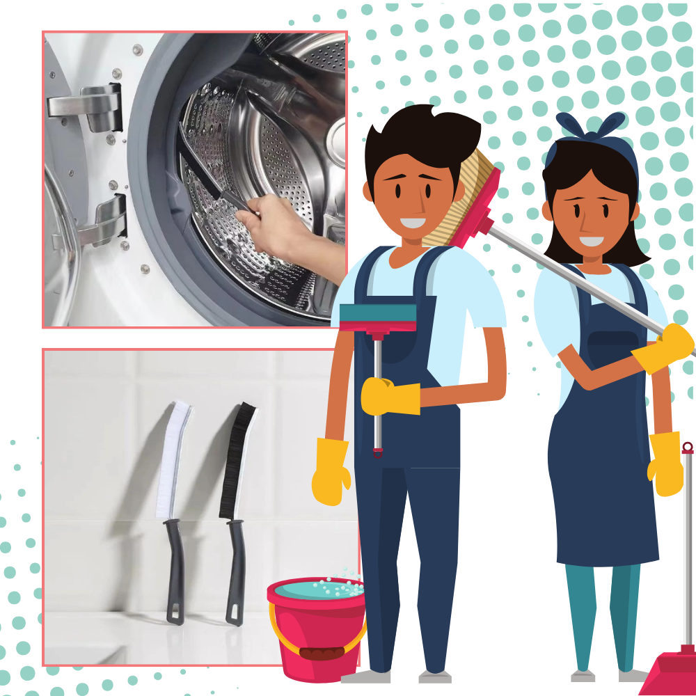 Cepillo ergonómico de limpieza
- Ozerty