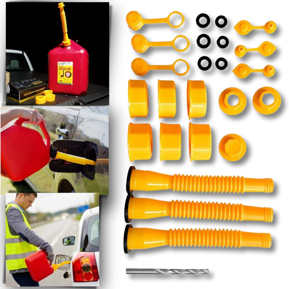 Boquillas de repuesto con longitud extendida para bidones de gasolina
- Ozerty