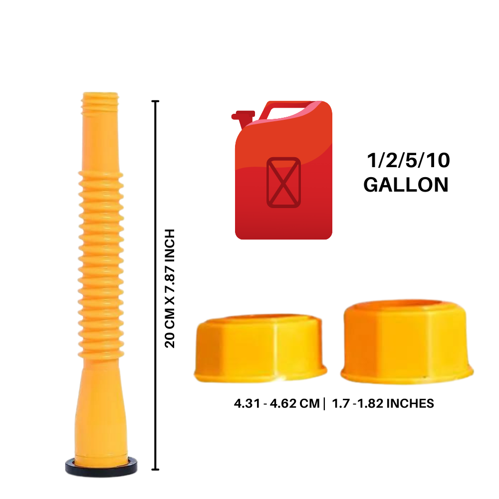 Boquillas de repuesto con longitud extendida para bidones de gasolina
- Ozerty