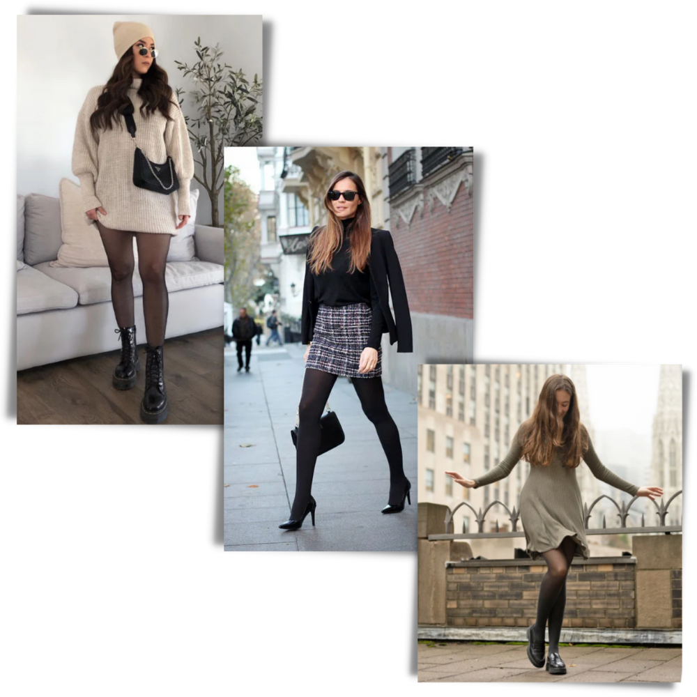 Mallas con forro de efecto semitransparente
- Ozerty