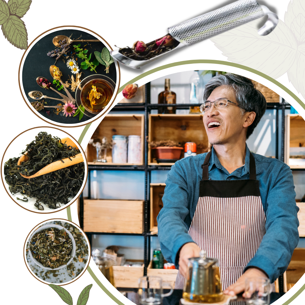 Colador para té de malla fina y acero inoxidable
- Ozerty