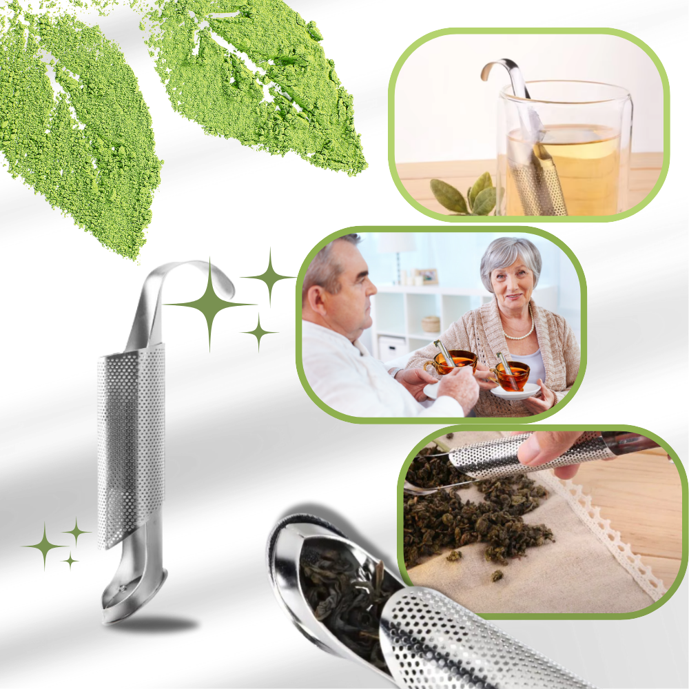 Colador para té de malla fina y acero inoxidable
- Ozerty