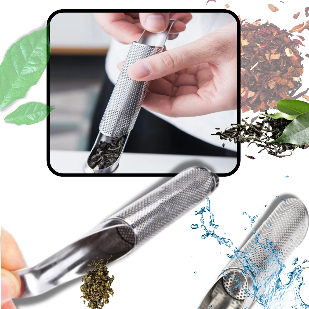 Colador para té de malla fina y acero inoxidable
- Ozerty