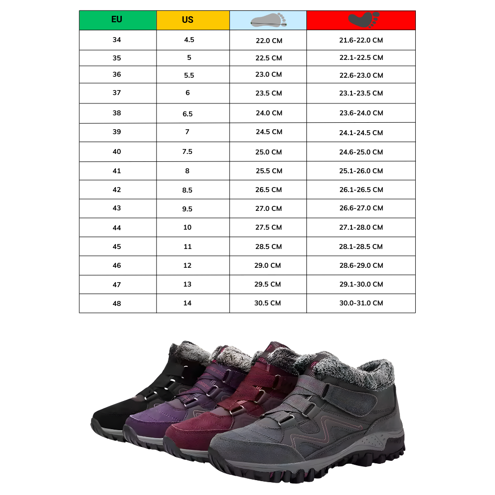 Zapatos cálidos de invierno con forro polar - Ozerty