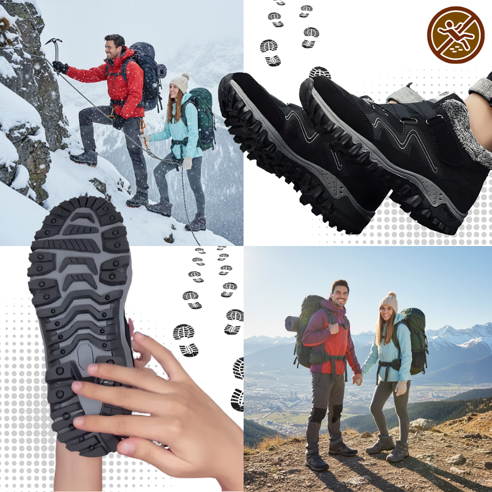 Zapatos cálidos de invierno con forro polar - Ozerty