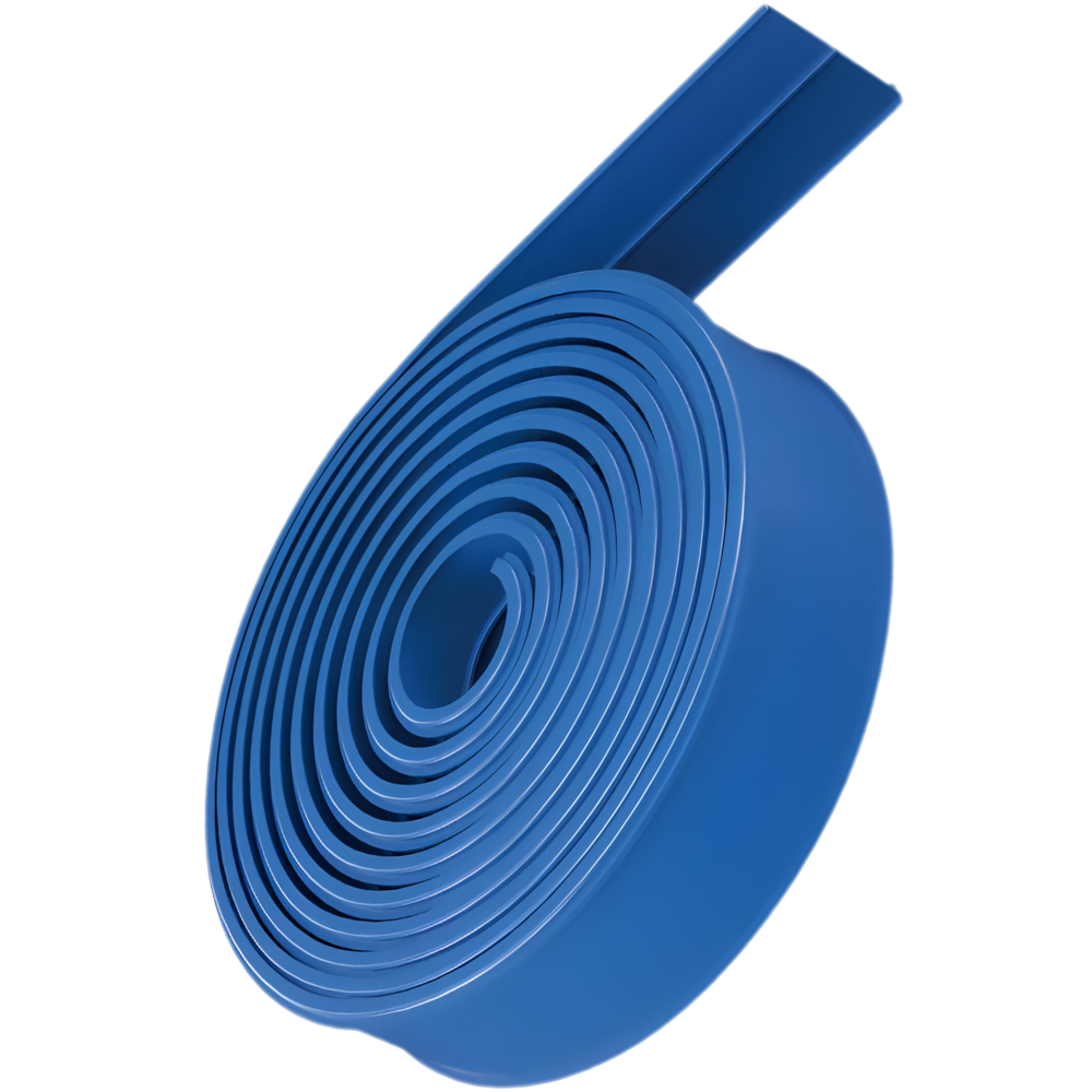 Pista de coches flexible de 2 carriles -Azul - Ozerty