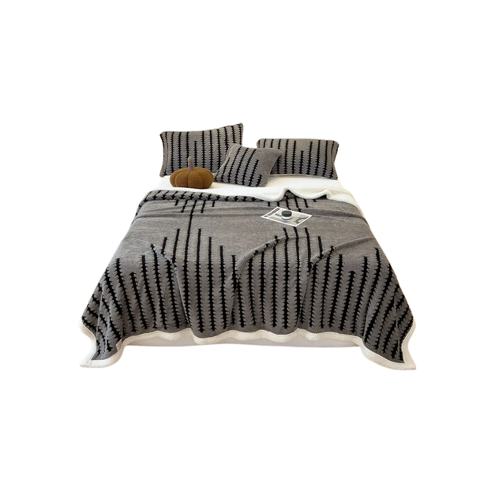 Manta de invierno Jacquard mullida